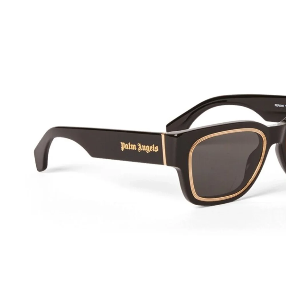 NWT Palm Angels Arcadia Black Dark Grey Sunglasses